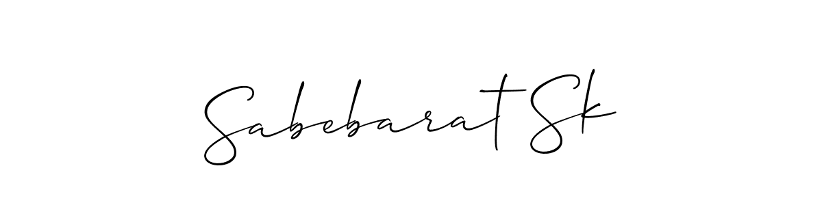 Also we have Sabebarat Sk name is the best signature style. Create professional handwritten signature collection using Allison_Script autograph style. Sabebarat Sk signature style 2 images and pictures png