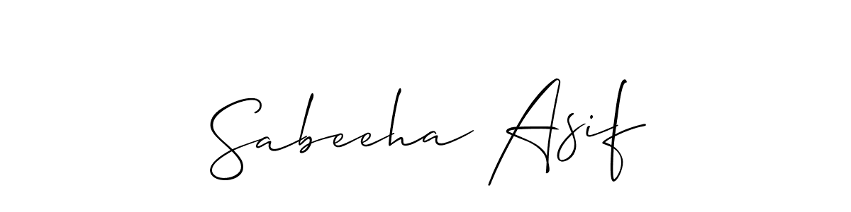 Once you've used our free online signature maker to create your best signature Allison_Script style, it's time to enjoy all of the benefits that Sabeeha Asif name signing documents. Sabeeha Asif signature style 2 images and pictures png
