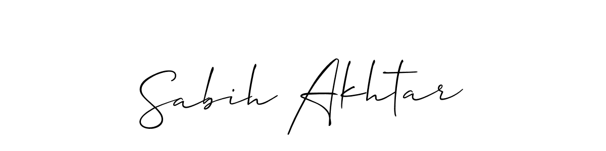 Best and Professional Signature Style for Sabih Akhtar. Allison_Script Best Signature Style Collection. Sabih Akhtar signature style 2 images and pictures png