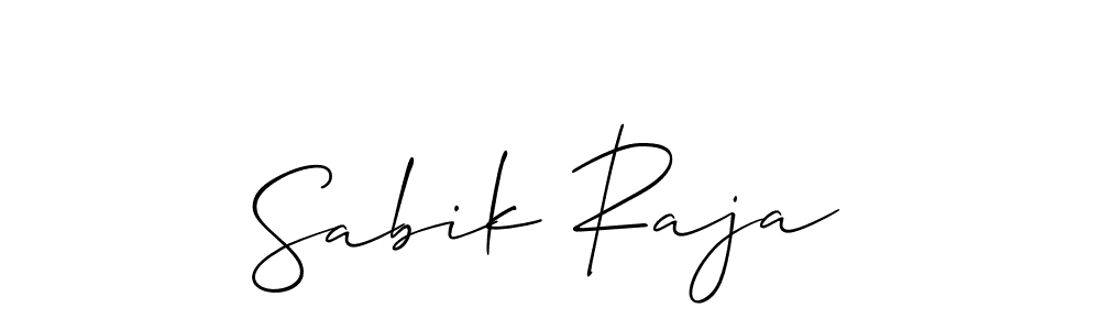 Make a short Sabik Raja signature style. Manage your documents anywhere anytime using Allison_Script. Create and add eSignatures, submit forms, share and send files easily. Sabik Raja signature style 2 images and pictures png