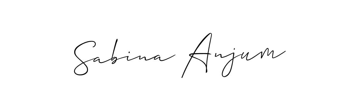 How to Draw Sabina Anjum signature style? Allison_Script is a latest design signature styles for name Sabina Anjum. Sabina Anjum signature style 2 images and pictures png
