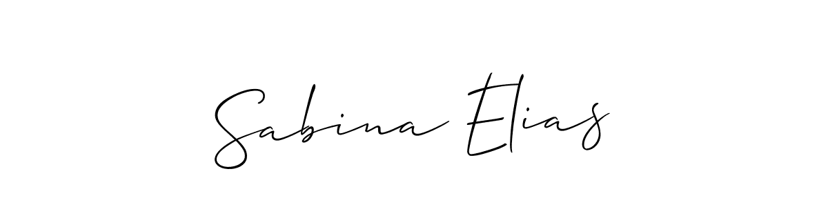 Make a short Sabina Elias signature style. Manage your documents anywhere anytime using Allison_Script. Create and add eSignatures, submit forms, share and send files easily. Sabina Elias signature style 2 images and pictures png