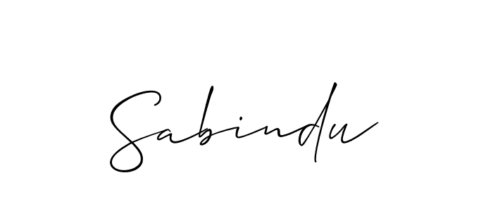 You should practise on your own different ways (Allison_Script) to write your name (Sabindu) in signature. don't let someone else do it for you. Sabindu signature style 2 images and pictures png