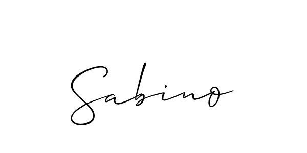 It looks lik you need a new signature style for name Sabino. Design unique handwritten (Allison_Script) signature with our free signature maker in just a few clicks. Sabino signature style 2 images and pictures png