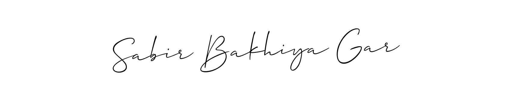 You can use this online signature creator to create a handwritten signature for the name Sabir Bakhiya Gar. This is the best online autograph maker. Sabir Bakhiya Gar signature style 2 images and pictures png