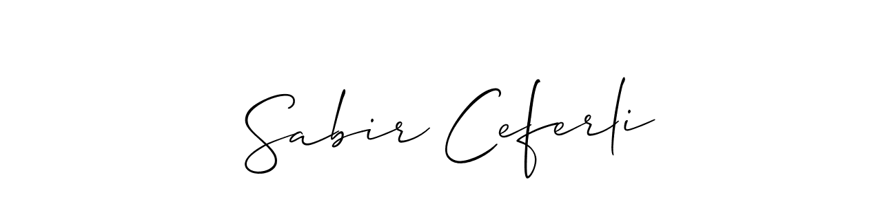 Similarly Allison_Script is the best handwritten signature design. Signature creator online .You can use it as an online autograph creator for name Sabir Ceferli. Sabir Ceferli signature style 2 images and pictures png