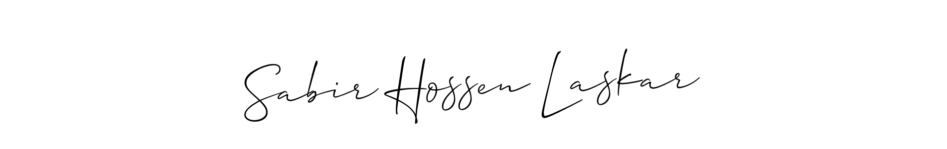 Best and Professional Signature Style for Sabir Hossen Laskar. Allison_Script Best Signature Style Collection. Sabir Hossen Laskar signature style 2 images and pictures png