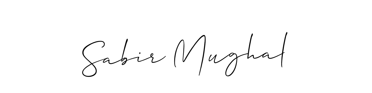 It looks lik you need a new signature style for name Sabir Mughal. Design unique handwritten (Allison_Script) signature with our free signature maker in just a few clicks. Sabir Mughal signature style 2 images and pictures png