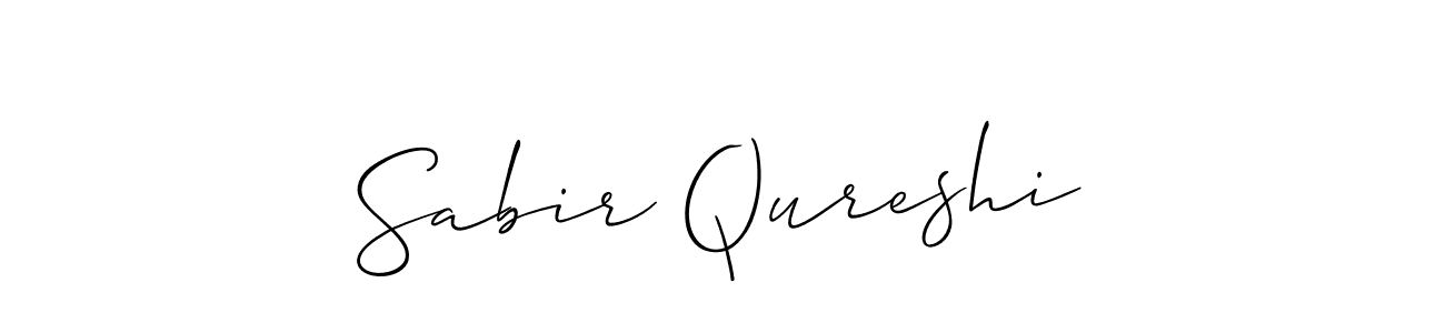 This is the best signature style for the Sabir Qureshi name. Also you like these signature font (Allison_Script). Mix name signature. Sabir Qureshi signature style 2 images and pictures png