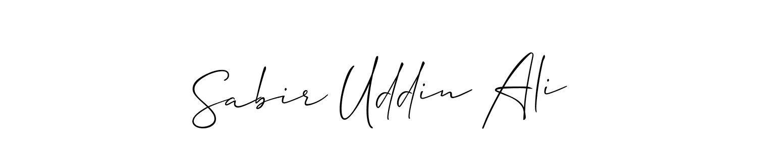 Also You can easily find your signature by using the search form. We will create Sabir Uddin Ali name handwritten signature images for you free of cost using Allison_Script sign style. Sabir Uddin Ali signature style 2 images and pictures png