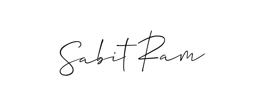 Best and Professional Signature Style for Sabit Ram. Allison_Script Best Signature Style Collection. Sabit Ram signature style 2 images and pictures png