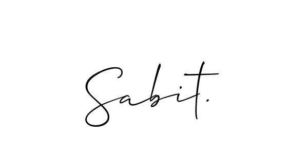 This is the best signature style for the Sabit. name. Also you like these signature font (Allison_Script). Mix name signature. Sabit. signature style 2 images and pictures png