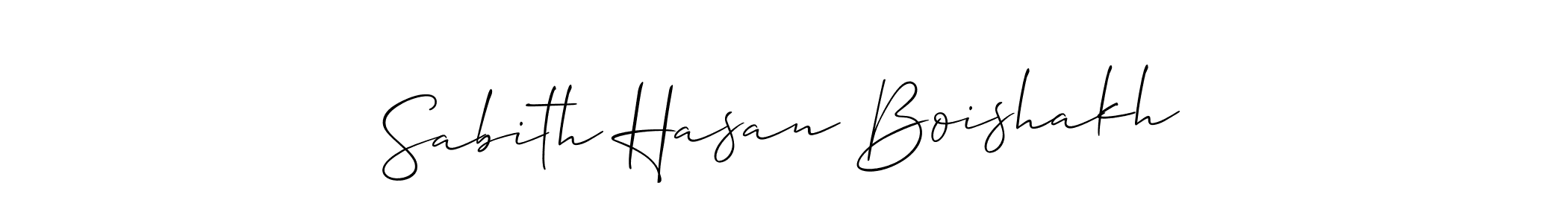 How to Draw Sabith Hasan Boishakh signature style? Allison_Script is a latest design signature styles for name Sabith Hasan Boishakh. Sabith Hasan Boishakh signature style 2 images and pictures png