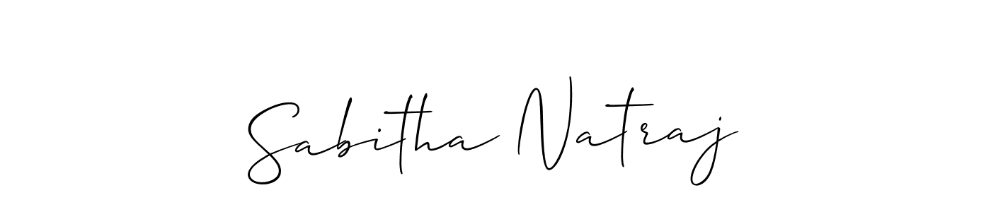 Make a beautiful signature design for name Sabitha Natraj. Use this online signature maker to create a handwritten signature for free. Sabitha Natraj signature style 2 images and pictures png