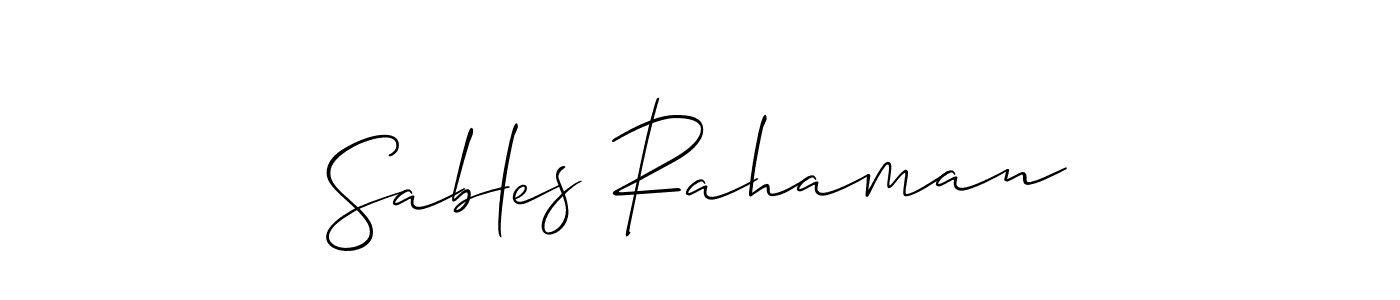 Check out images of Autograph of Sables Rahaman name. Actor Sables Rahaman Signature Style. Allison_Script is a professional sign style online. Sables Rahaman signature style 2 images and pictures png