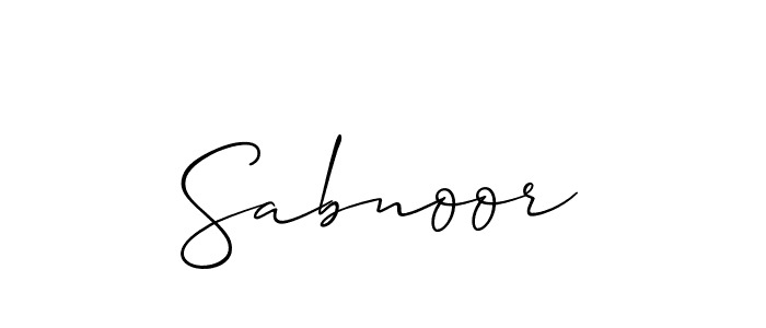 Similarly Allison_Script is the best handwritten signature design. Signature creator online .You can use it as an online autograph creator for name Sabnoor. Sabnoor signature style 2 images and pictures png