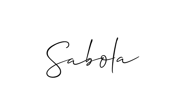 Make a short Sabola signature style. Manage your documents anywhere anytime using Allison_Script. Create and add eSignatures, submit forms, share and send files easily. Sabola signature style 2 images and pictures png