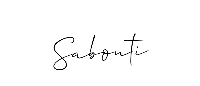 Best and Professional Signature Style for Sabonti. Allison_Script Best Signature Style Collection. Sabonti signature style 2 images and pictures png