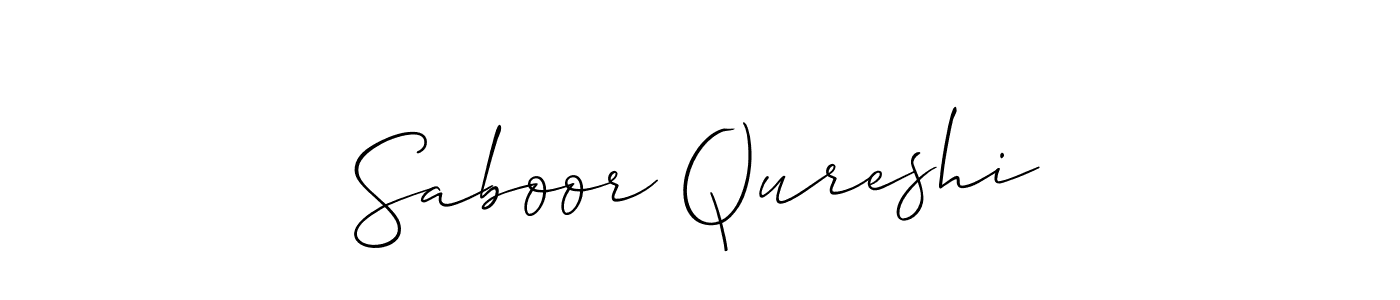 This is the best signature style for the Saboor Qureshi name. Also you like these signature font (Allison_Script). Mix name signature. Saboor Qureshi signature style 2 images and pictures png