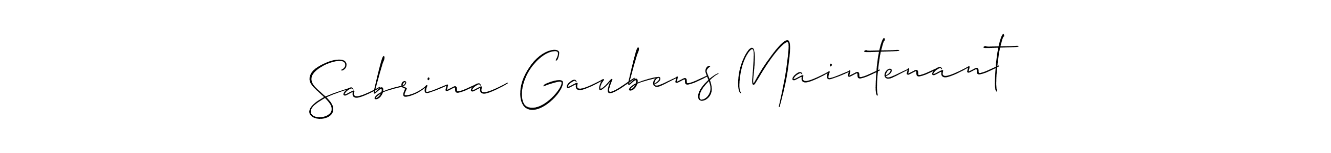 You can use this online signature creator to create a handwritten signature for the name Sabrina Gaubens Maintenant. This is the best online autograph maker. Sabrina Gaubens Maintenant signature style 2 images and pictures png