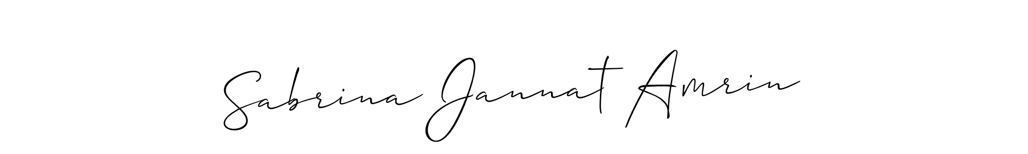 See photos of Sabrina Jannat Amrin official signature by Spectra . Check more albums & portfolios. Read reviews & check more about Allison_Script font. Sabrina Jannat Amrin signature style 2 images and pictures png