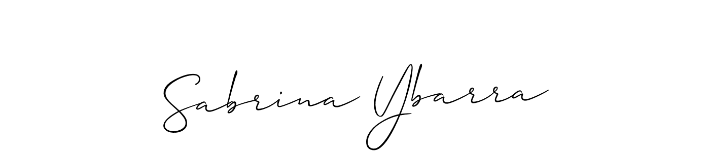 Once you've used our free online signature maker to create your best signature Allison_Script style, it's time to enjoy all of the benefits that Sabrina Ybarra name signing documents. Sabrina Ybarra signature style 2 images and pictures png