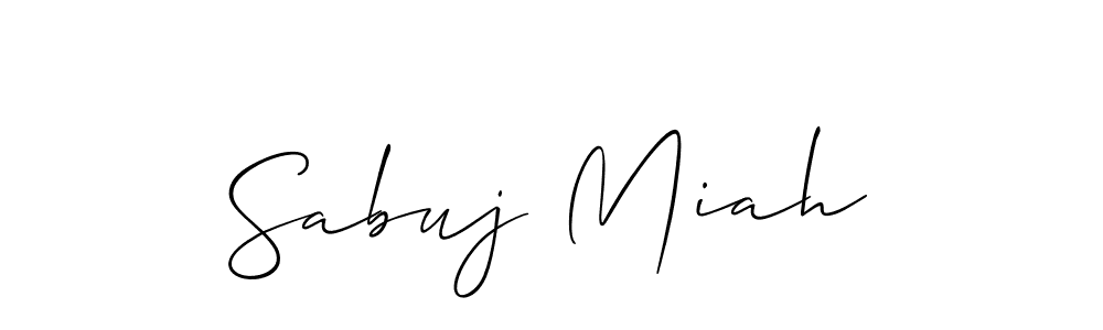 The best way (Allison_Script) to make a short signature is to pick only two or three words in your name. The name Sabuj Miah include a total of six letters. For converting this name. Sabuj Miah signature style 2 images and pictures png