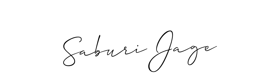 You can use this online signature creator to create a handwritten signature for the name Saburi Jage. This is the best online autograph maker. Saburi Jage signature style 2 images and pictures png