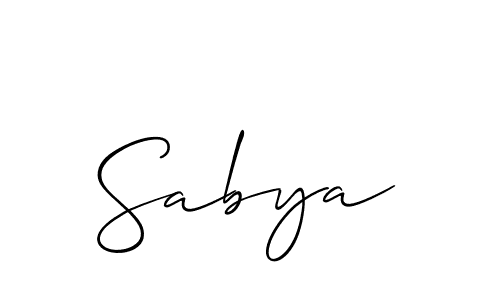 How to Draw Sabya signature style? Allison_Script is a latest design signature styles for name Sabya. Sabya signature style 2 images and pictures png