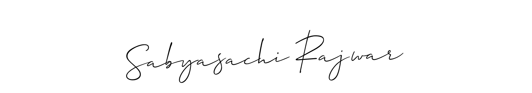 Similarly Allison_Script is the best handwritten signature design. Signature creator online .You can use it as an online autograph creator for name Sabyasachi Rajwar. Sabyasachi Rajwar signature style 2 images and pictures png