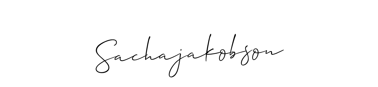Make a beautiful signature design for name Sachajakobson. Use this online signature maker to create a handwritten signature for free. Sachajakobson signature style 2 images and pictures png
