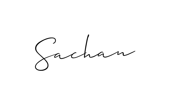 Make a beautiful signature design for name Sachan. Use this online signature maker to create a handwritten signature for free. Sachan signature style 2 images and pictures png