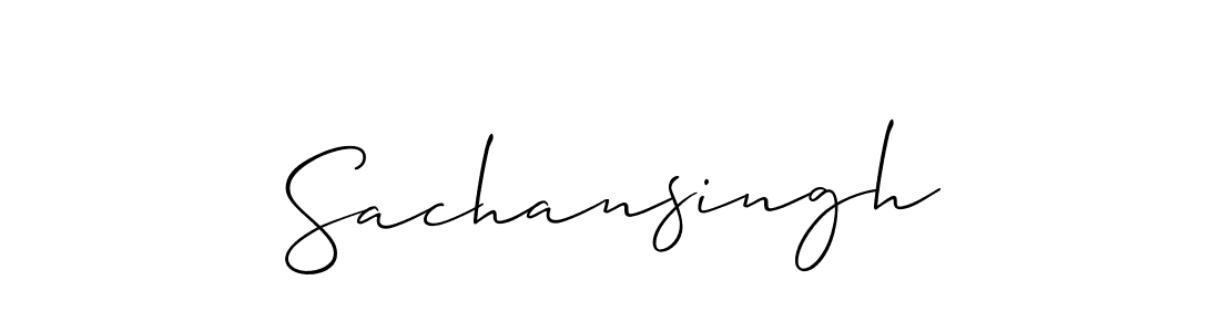 How to Draw Sachansingh signature style? Allison_Script is a latest design signature styles for name Sachansingh. Sachansingh signature style 2 images and pictures png