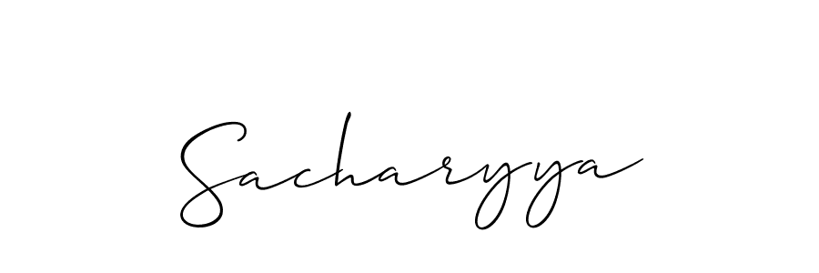 Make a short Sacharyya signature style. Manage your documents anywhere anytime using Allison_Script. Create and add eSignatures, submit forms, share and send files easily. Sacharyya signature style 2 images and pictures png