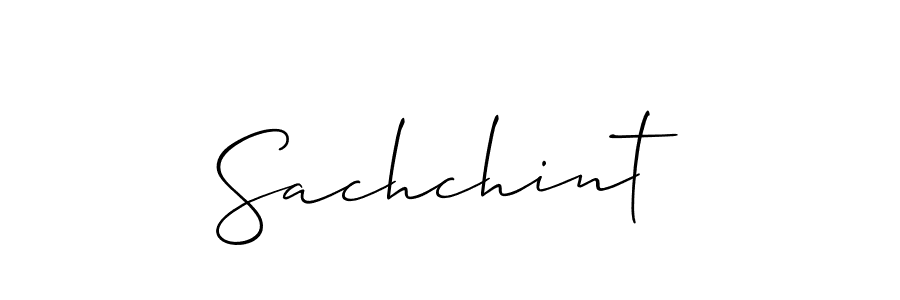 Allison_Script is a professional signature style that is perfect for those who want to add a touch of class to their signature. It is also a great choice for those who want to make their signature more unique. Get Sachchint name to fancy signature for free. Sachchint signature style 2 images and pictures png