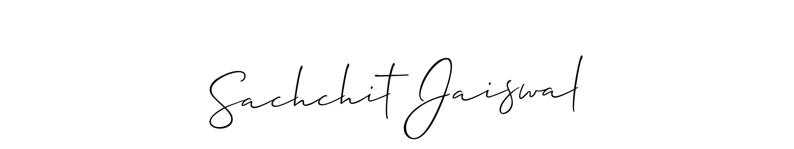 You can use this online signature creator to create a handwritten signature for the name Sachchit Jaiswal. This is the best online autograph maker. Sachchit Jaiswal signature style 2 images and pictures png
