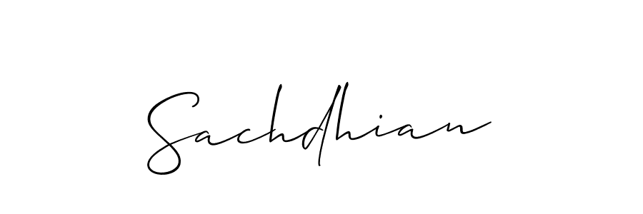 How to make Sachdhian name signature. Use Allison_Script style for creating short signs online. This is the latest handwritten sign. Sachdhian signature style 2 images and pictures png