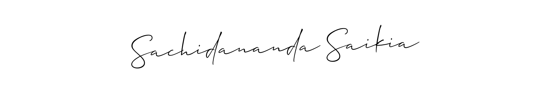 The best way (Allison_Script) to make a short signature is to pick only two or three words in your name. The name Sachidananda Saikia include a total of six letters. For converting this name. Sachidananda Saikia signature style 2 images and pictures png