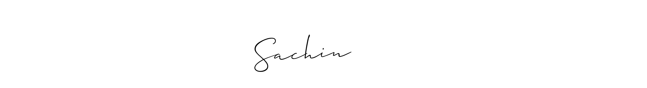 Make a short Sachin खोडके signature style. Manage your documents anywhere anytime using Allison_Script. Create and add eSignatures, submit forms, share and send files easily. Sachin खोडके signature style 2 images and pictures png