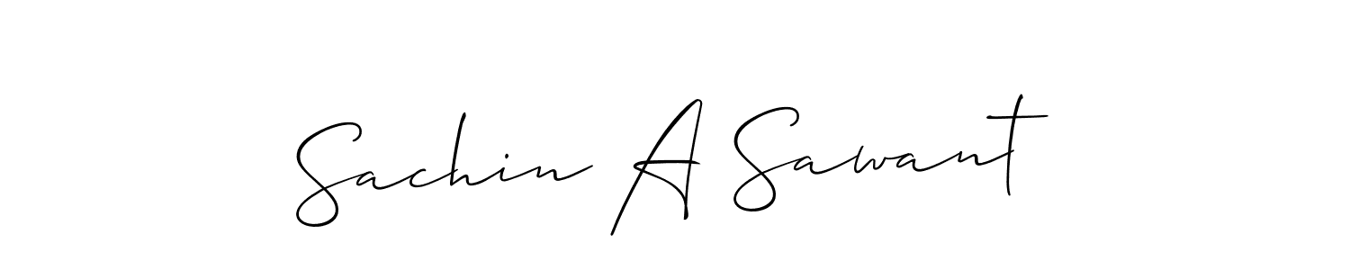 This is the best signature style for the Sachin A Sawant name. Also you like these signature font (Allison_Script). Mix name signature. Sachin A Sawant signature style 2 images and pictures png