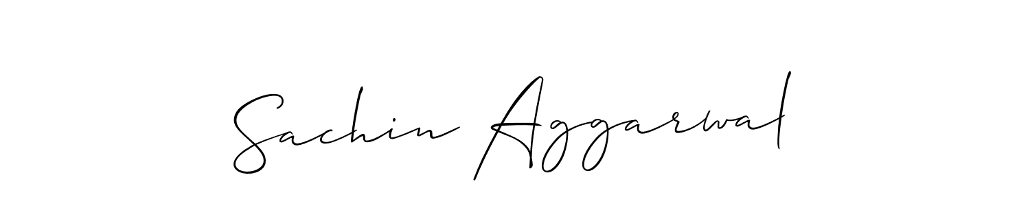 It looks lik you need a new signature style for name Sachin Aggarwal. Design unique handwritten (Allison_Script) signature with our free signature maker in just a few clicks. Sachin Aggarwal signature style 2 images and pictures png