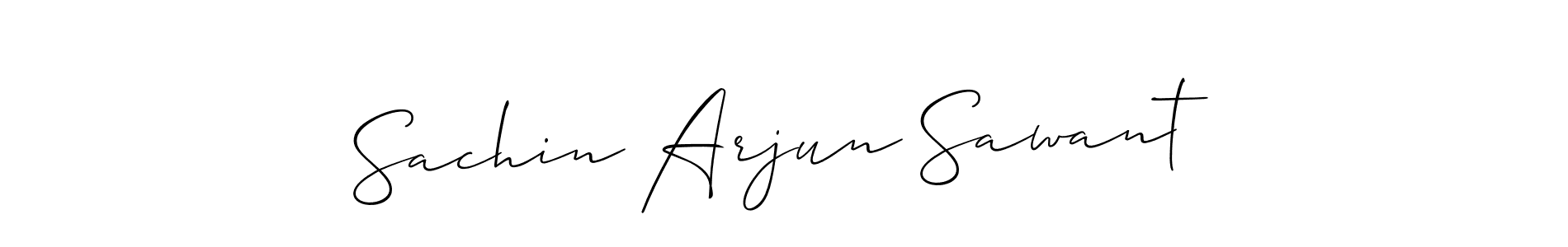 Design your own signature with our free online signature maker. With this signature software, you can create a handwritten (Allison_Script) signature for name Sachin Arjun Sawant. Sachin Arjun Sawant signature style 2 images and pictures png