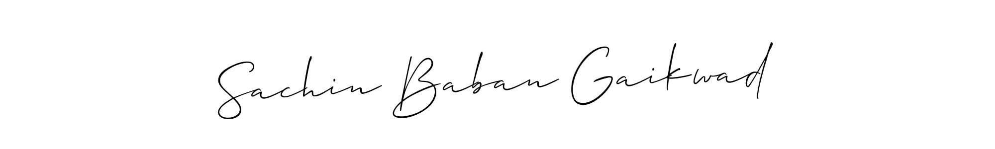 How to Draw Sachin Baban Gaikwad signature style? Allison_Script is a latest design signature styles for name Sachin Baban Gaikwad. Sachin Baban Gaikwad signature style 2 images and pictures png