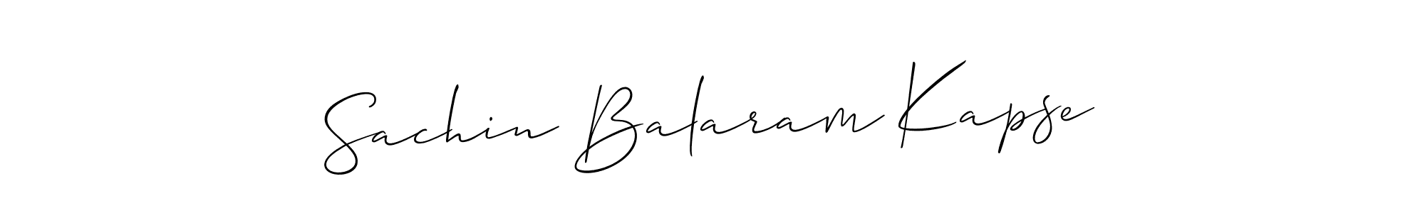 Sachin Balaram Kapse stylish signature style. Best Handwritten Sign (Allison_Script) for my name. Handwritten Signature Collection Ideas for my name Sachin Balaram Kapse. Sachin Balaram Kapse signature style 2 images and pictures png