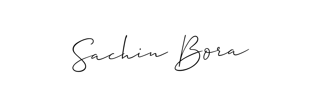 Best and Professional Signature Style for Sachin Bora. Allison_Script Best Signature Style Collection. Sachin Bora signature style 2 images and pictures png