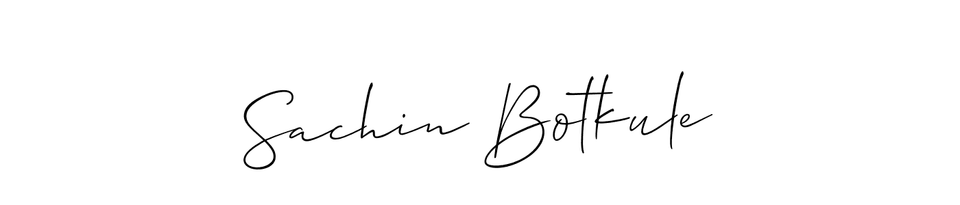 Sachin Botkule stylish signature style. Best Handwritten Sign (Allison_Script) for my name. Handwritten Signature Collection Ideas for my name Sachin Botkule. Sachin Botkule signature style 2 images and pictures png