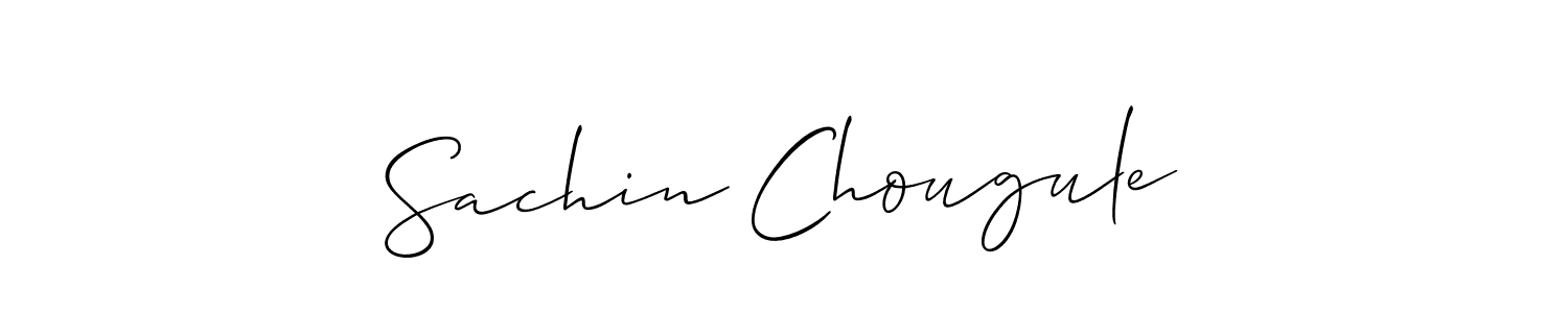 The best way (Allison_Script) to make a short signature is to pick only two or three words in your name. The name Sachin Chougule include a total of six letters. For converting this name. Sachin Chougule signature style 2 images and pictures png