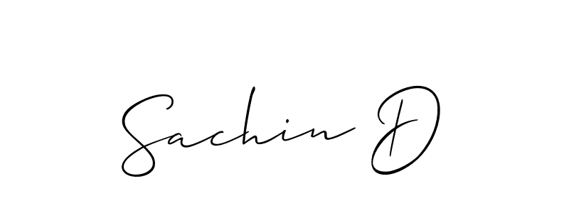 Also You can easily find your signature by using the search form. We will create Sachin D name handwritten signature images for you free of cost using Allison_Script sign style. Sachin D signature style 2 images and pictures png