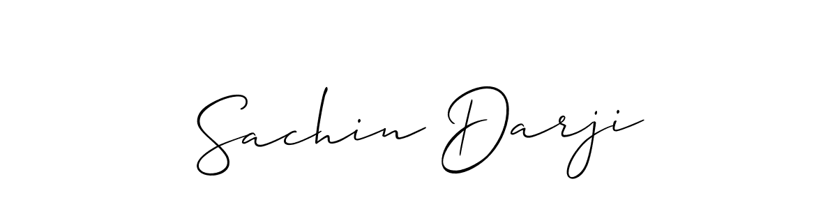 It looks lik you need a new signature style for name Sachin Darji. Design unique handwritten (Allison_Script) signature with our free signature maker in just a few clicks. Sachin Darji signature style 2 images and pictures png