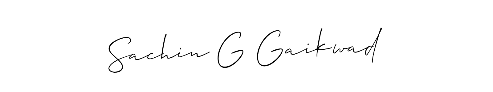 How to Draw Sachin G Gaikwad signature style? Allison_Script is a latest design signature styles for name Sachin G Gaikwad. Sachin G Gaikwad signature style 2 images and pictures png